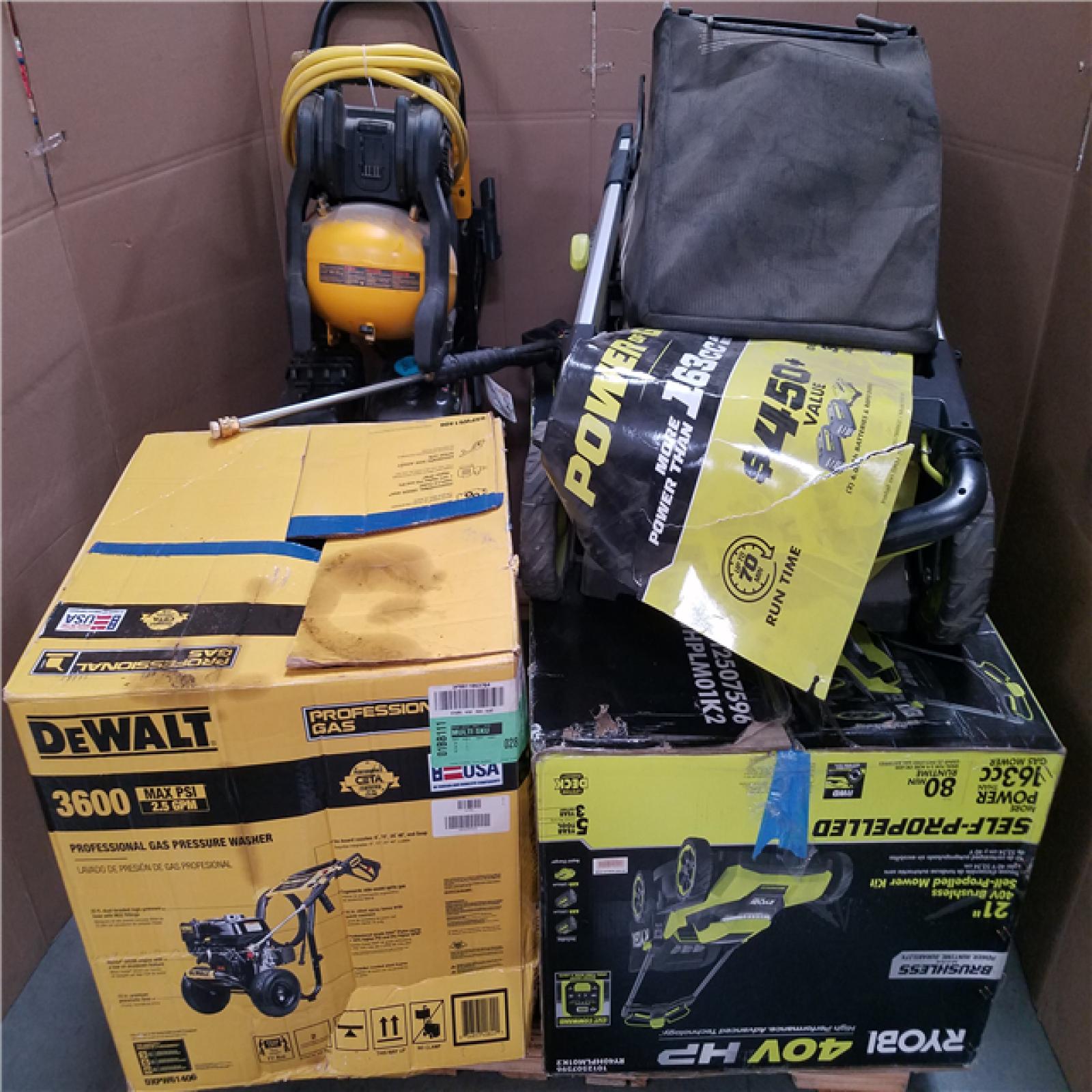 CALIFORNIA AS-IS OUTDOOR POWER EQUIPMENT