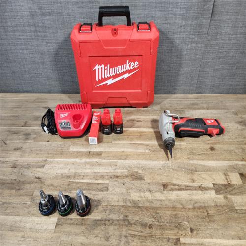 HOUSTON LOCATION - AS-IS M12 12-Volt Lithium-Ion Cordless PEX Expansion Tool Kit with (2) 2.0 Ah Batteries  (3) Expansion Heads and Hard Case