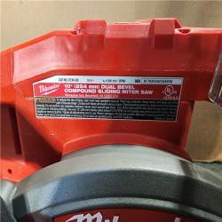 HOUSTON LOCATION - AS-IS Milwaukee M18 FUEL Brushless Cordless 10 in. Dual Bevel Sliding Compound Miter Saw (Tool-Only)