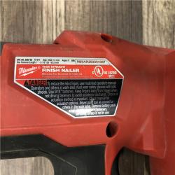 AS-IS Milwaukee FUEL 18-Volt Lithium-Ion Brushless Cordless Gen ll 16-Gauge Straight Finish Nailer (Tool Only)