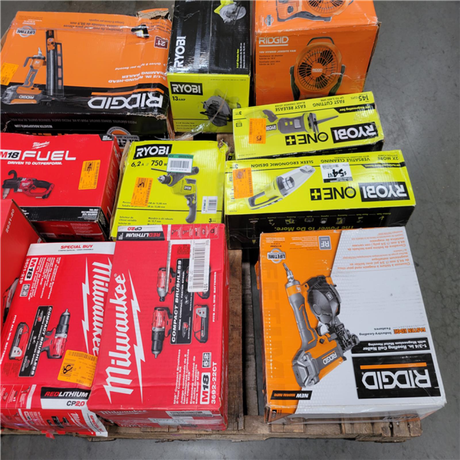 CALIFORNIA AS-IS TOOL PALLET
