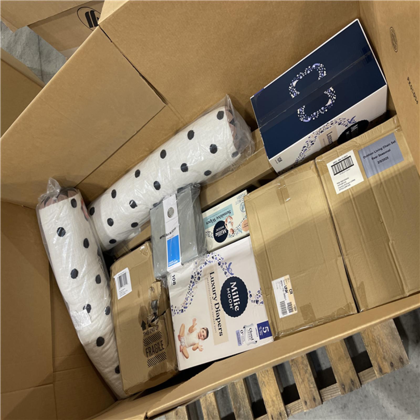 DALLAS LOCATION- NEW!- BULLSEYE MIXED PALLET