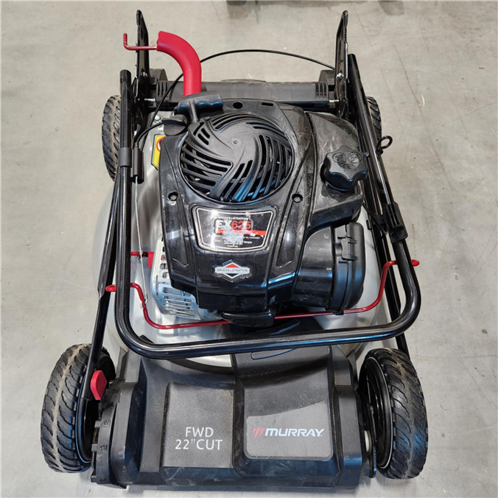 DALLAS LOCATION - AS-IS Murray 22 in. 140 cc Briggs & Stratton Walk Behind Gas Self-Propelled Lawn Mower with Front Wheel Drive and Bagger
