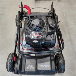 DALLAS LOCATION - AS-IS Murray 22 in. 140 cc Briggs & Stratton Walk Behind Gas Self-Propelled Lawn Mower with Front Wheel Drive and Bagger