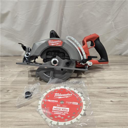 AS-IS MILWAUKEE 7-1/4 REAR HANDLE CIRCULAR SAW (TOOL ONLY)