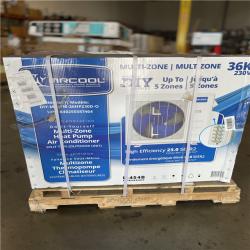 DALLAS LOCATION- MRCOOL 36K BTU 23 SEER2 3 Ton 5-Zone Mini-Split Condenser PALLET (2 UNITS)