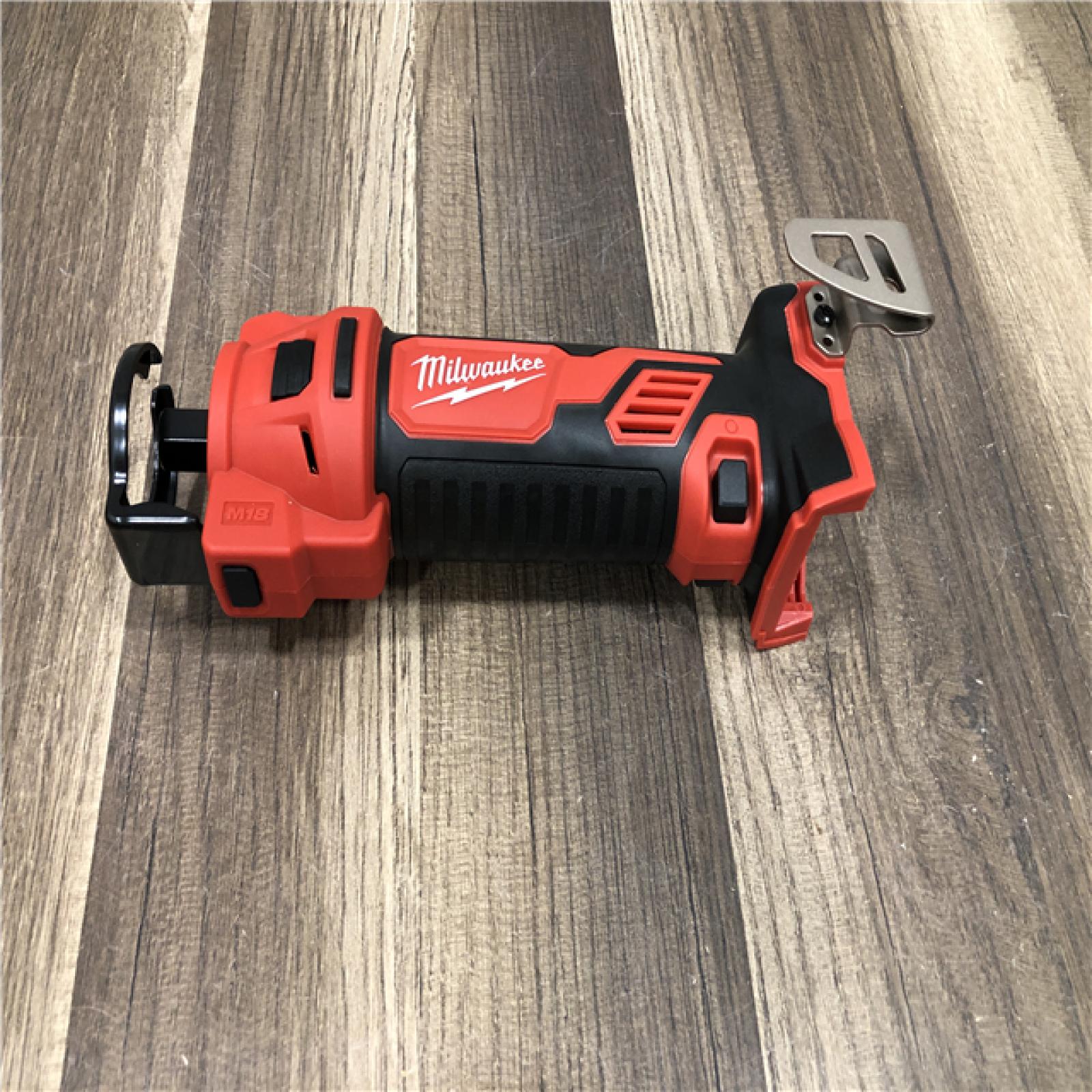 AS-IS Milwaukee 18V Lithium-Ion Cordless Drywall Cut Out Rotary Tool (Tool-Only)