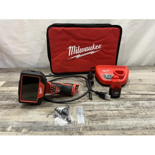 AS-IS Milwaukee 12V Lithium-Ion Cordless M-SPECTOR 360-Degree 4 ft. Inspection Camera Kit