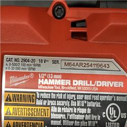 AS-IS Milwaukee FUEL 18V Lithium-Ion Brushless Cordless Hammer Drill and Impact Driver Combo Kit