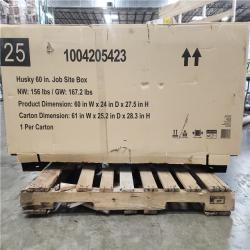 Phoenix NEW Husky Tool Storage 60 in. W Black Steel Job Site Toolbox