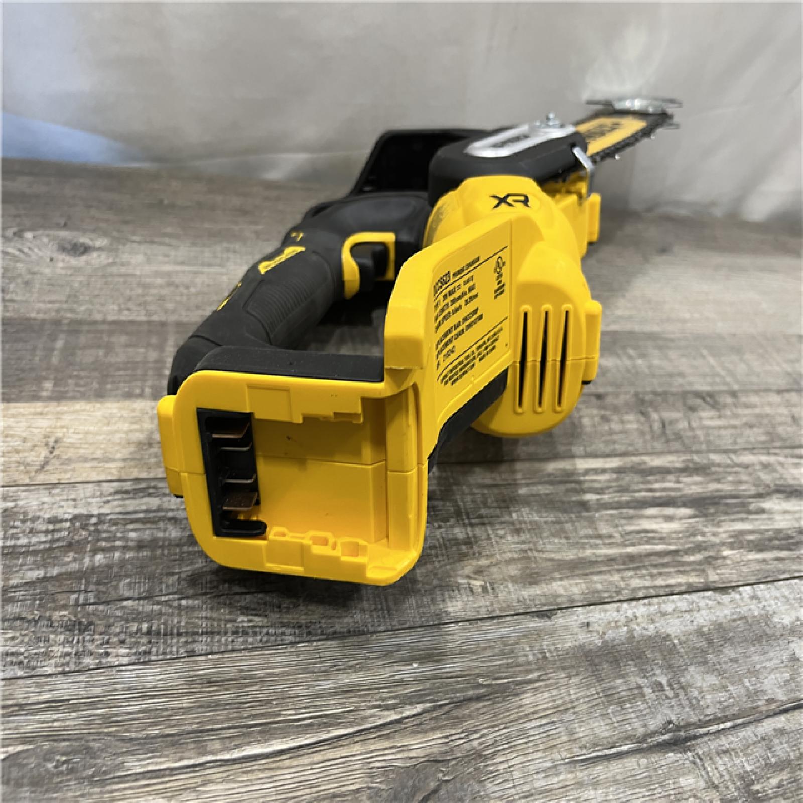 AS-IS DEWALT 20V MAX 8 in. Brushless Cordless Battery Powered Pruning Chainsaw (Tool Only)