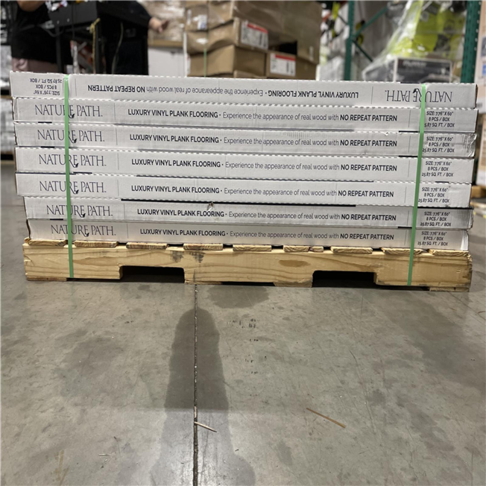 DALLAS LOCATION - NATURE PATH VINYL SHADOW OAK PALLET -(35 CASES)