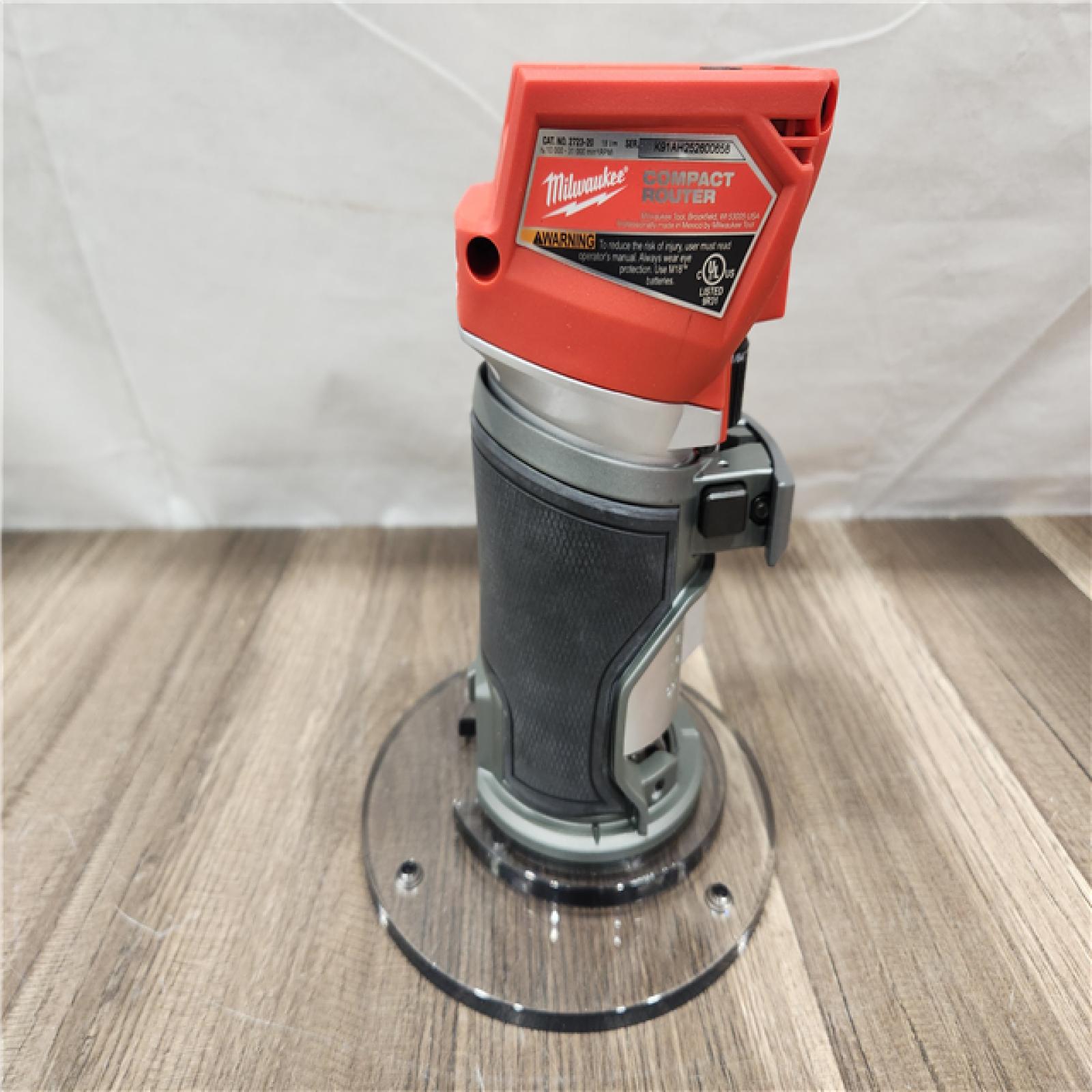 AS-IS- Milwaukee M18 FUEL Compact Router (Tool-Only)