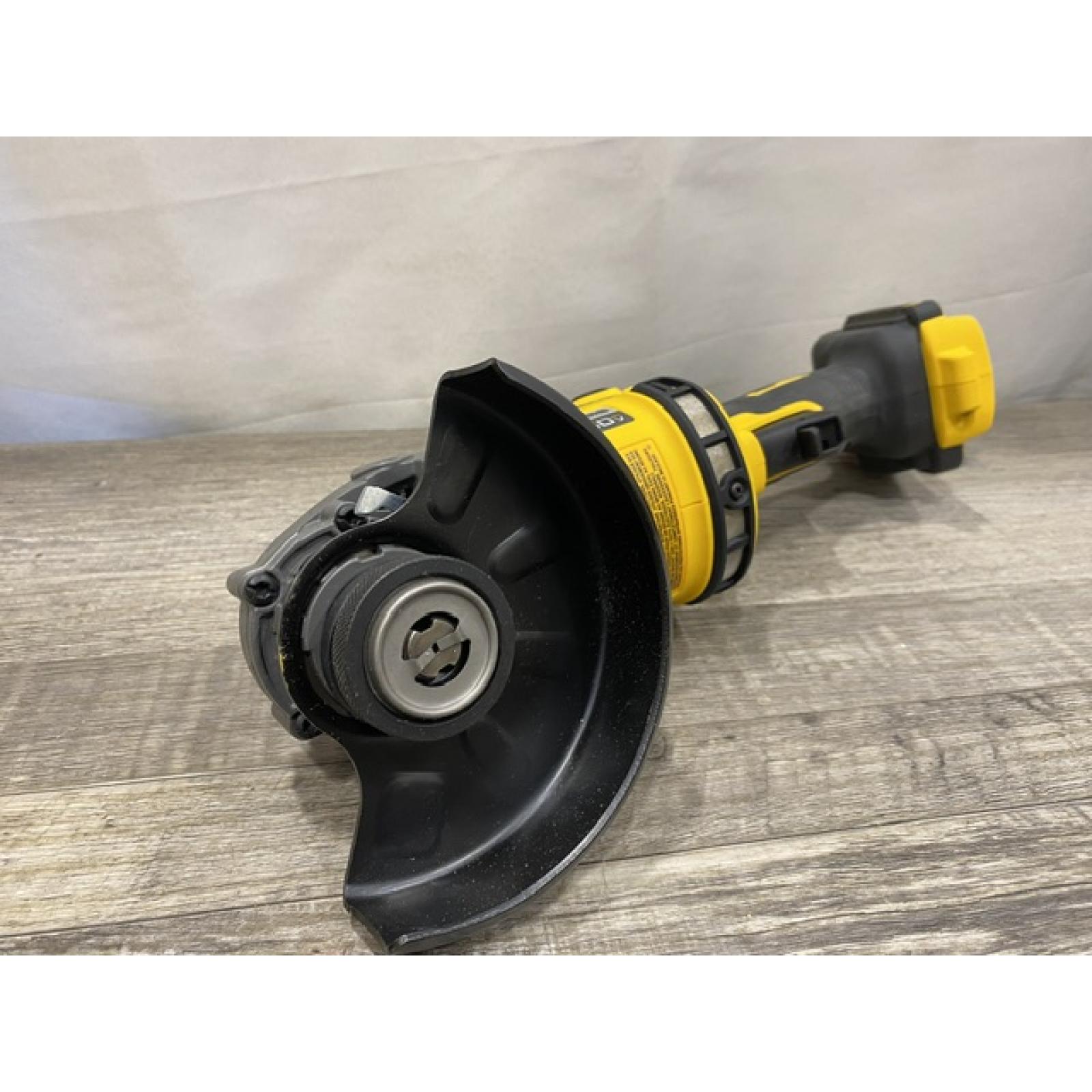 AS-IS DEWALT FLEXVOLT 60V MAX Cordless Brushless 4.5 in. to 6 in. Small Angle Grinder with Kickback Brake (Tool Only)