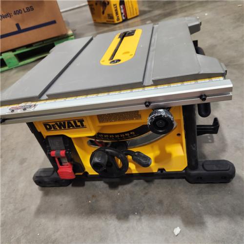 As-Is- DEWALT 15 Amp Corded 8-1/4 in. Compact Portable Jobsite Table Saw