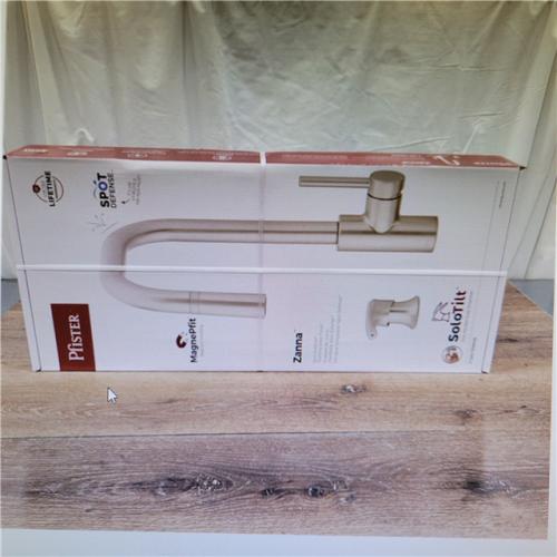 NEW! Pfister Zanna Pull Down Sprayer Kitchen Faucet with Deckplate and Soap Dispenser in Spot Defense Stainless Steel
