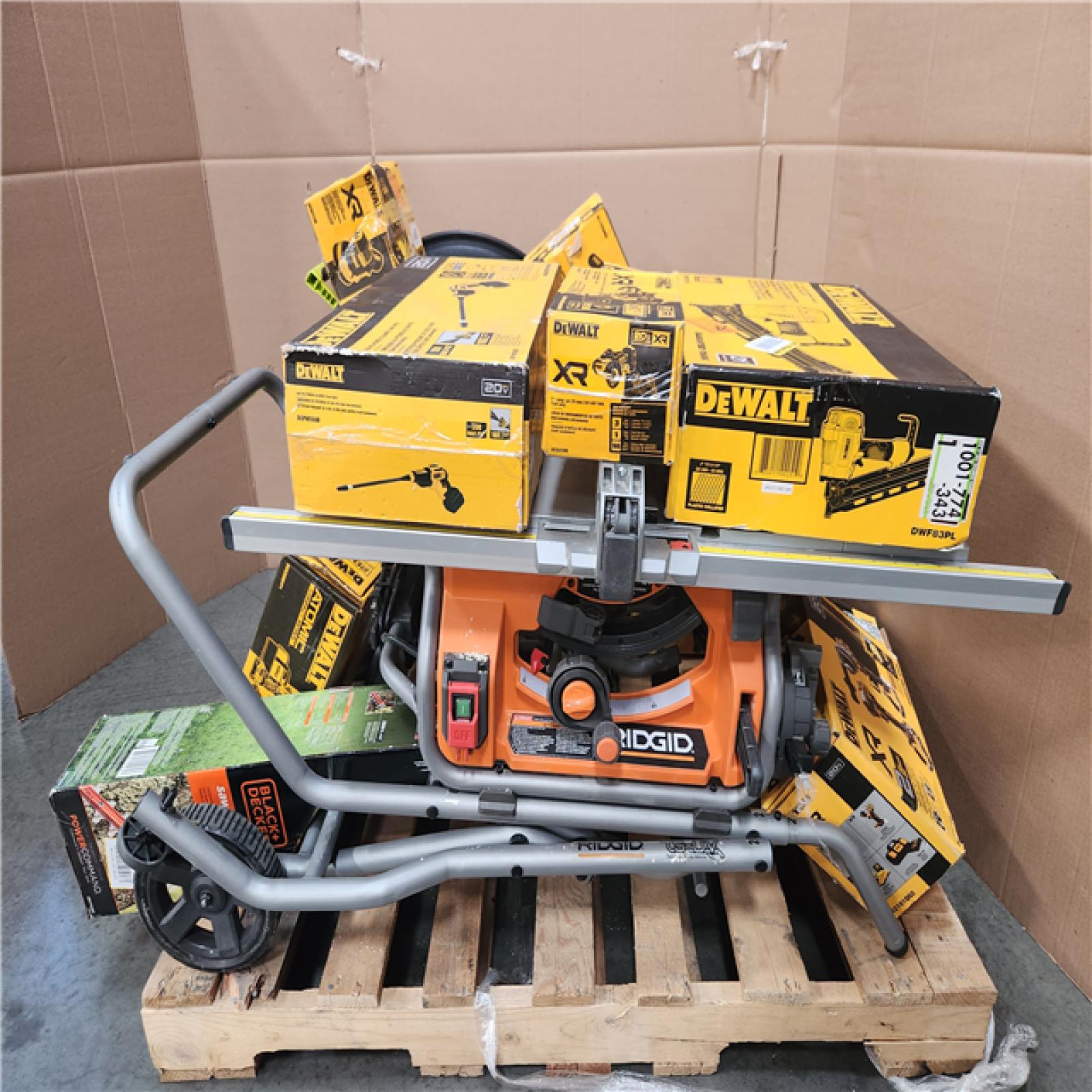 CALIFORNIA AS-IS TOOL PALLET