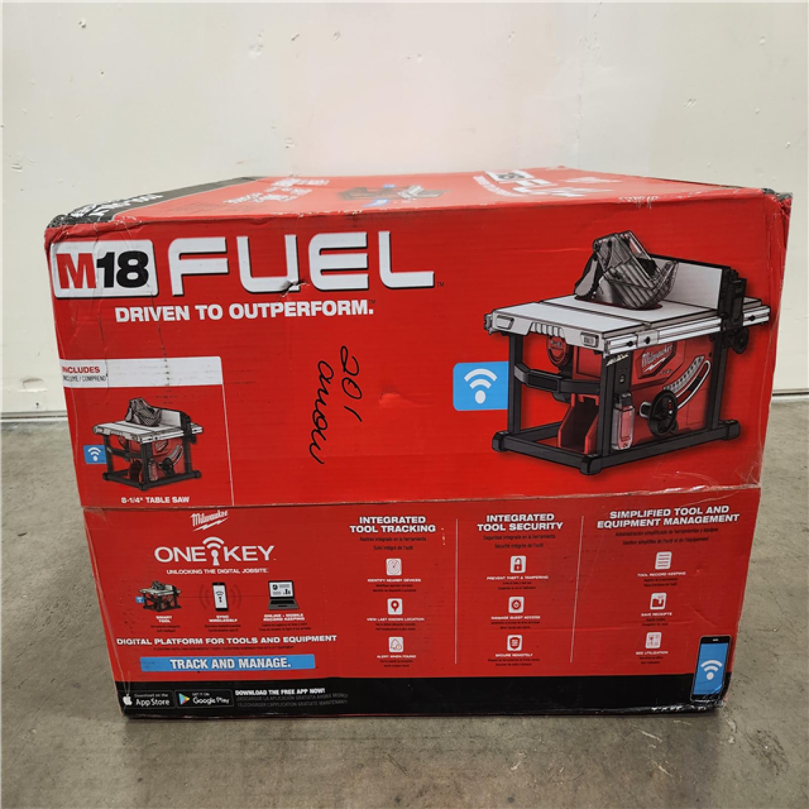 Phoenix Location NEWLY SEALED Milwaukee M18 FUEL ONE-KEY 18-Volt Lithium-Ion Brushless Cordless 8-1/4 in. Table Saw (Tool-Only)