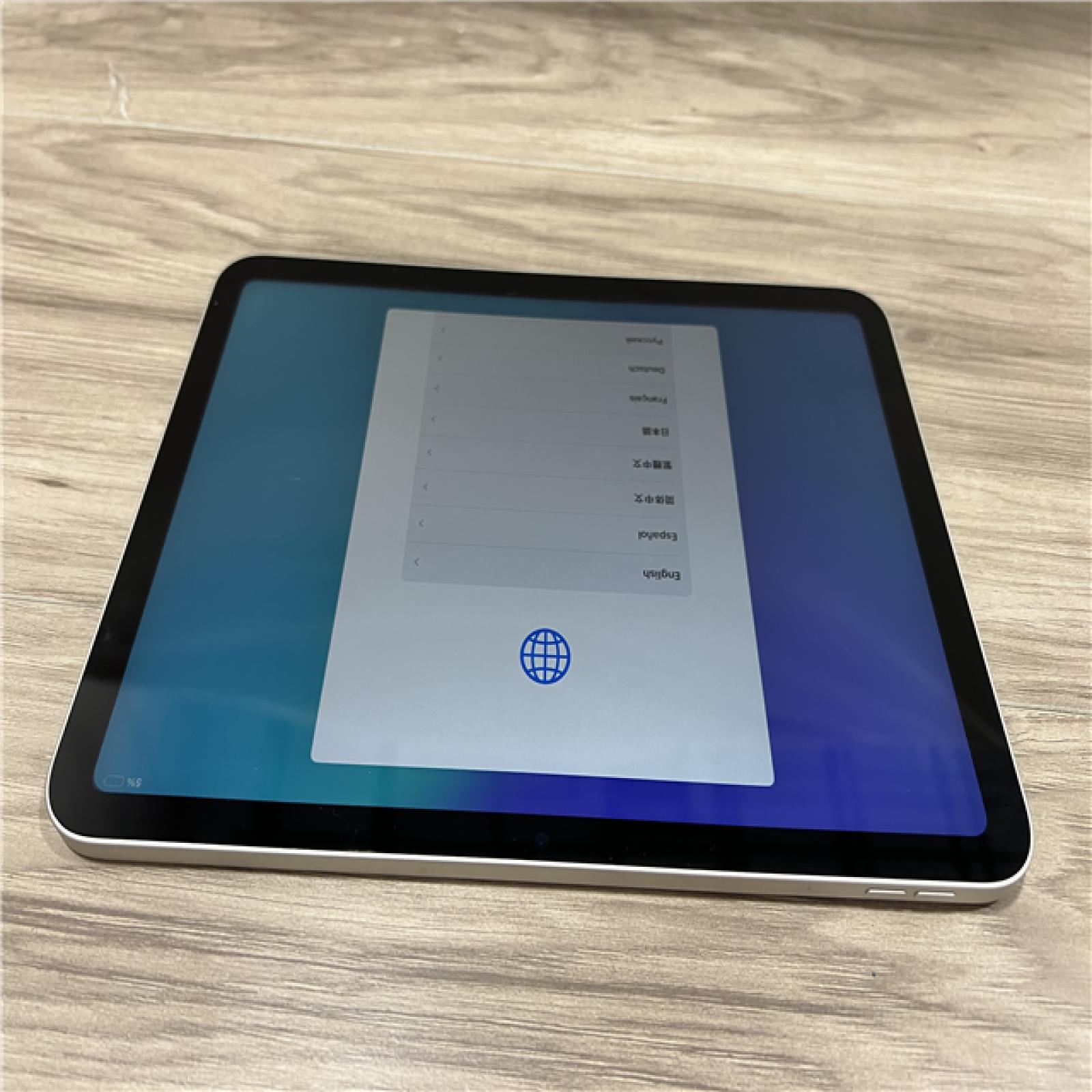 AS-IS  Apple iPad 10th Gen 256GB Silver Wi-Fi MPQ83LL/A