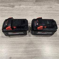 AS-IS Milwaukee 18-Volt Lithium-Ion High Output Starter Kit with Two 6.0 Ah Battery and Charger