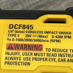 AS-IS DEWALT 20-Volt Maximum XR Lithium-Ion Cordless Brushless 1/4 in. 3-Speed Impact Driver Kit