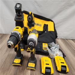 LIKE NEW! - DeWalt 20V MAX ATOMIC Cordless Brushless 4 Tool Combo Kit