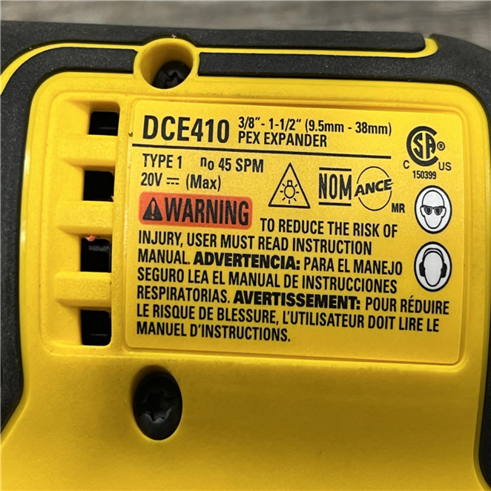 AS-IS DEWALT 20-Volt MAX 1-1/2 in. PEX Expander (Tool-Only)