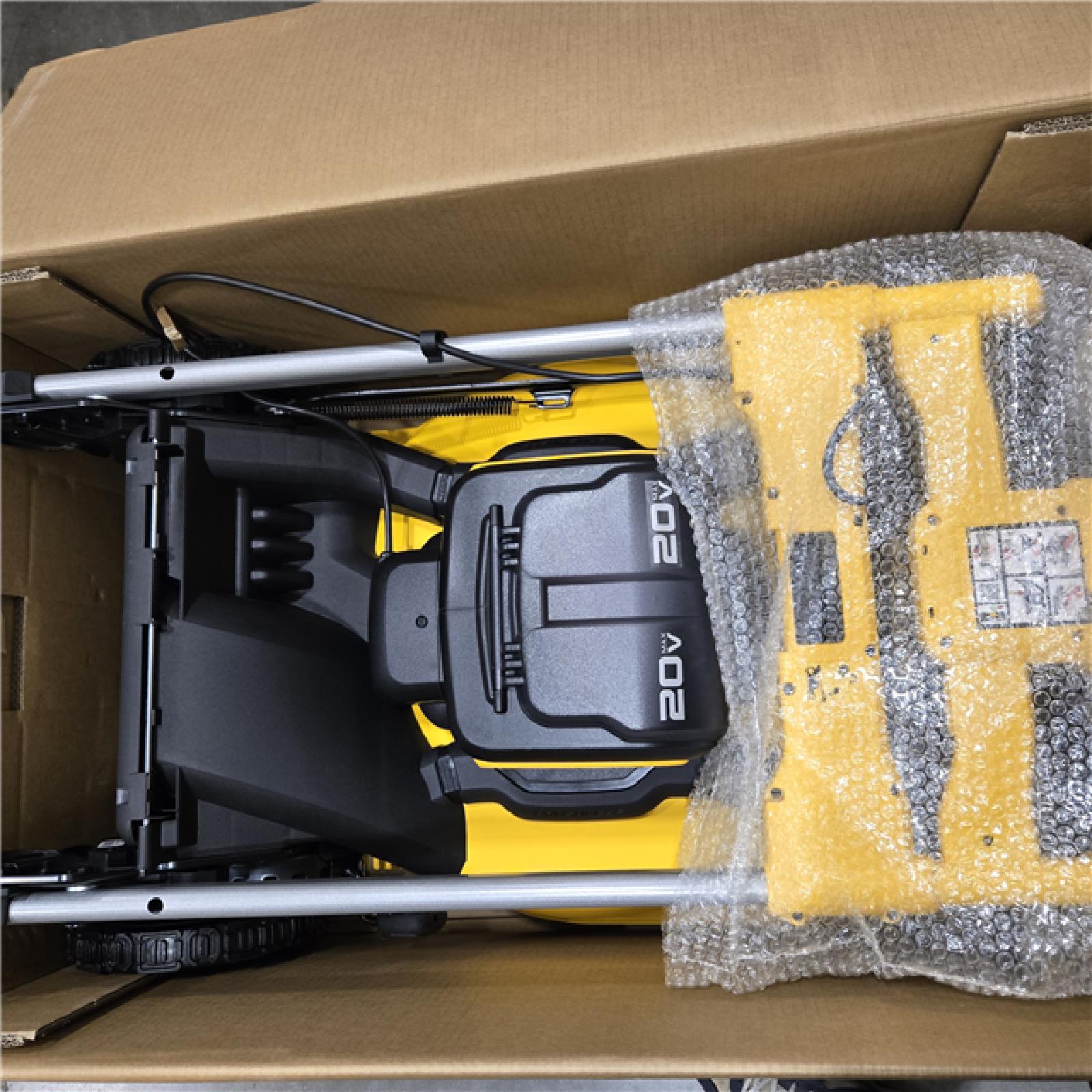GOOD- DEWALT 2x20V MAX 21 in. Cordless Battery Powered Self Propelled Lawn Mower Kit with (2) 10 Ah Batteries and Chargers