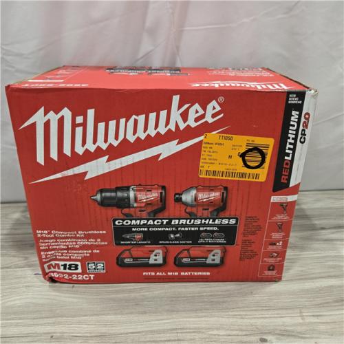 NEW! - Milwaukee M18 Compact 2-Tool Combo Kit