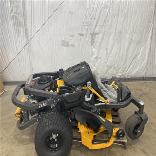 Houston Location - AS-IS HOME IMPROVEMENT PALLET CUB CADET Z2 50  SIT DOWN MOWER