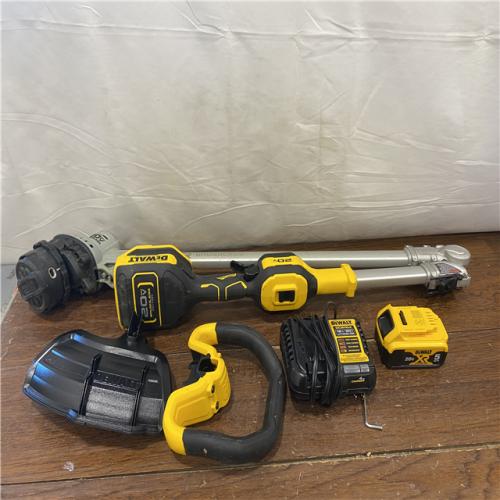 AS-IS DeWalt 20V MAX 14 in. Brushless Cordless Battery Powered Foldable String Trimmer Kit with (1) 5 Ah Battery & Charger