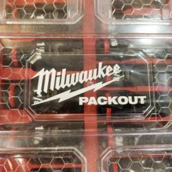 Phoenix NEW Milwaukee SHOCKWAVE Impact-Duty 1/2 in. Drive Metric and SAE Standard Impact PACKOUT Socket Set 15 pieces (SEALED)