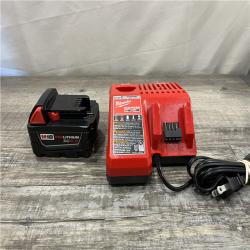 AS-IS Milwaukee 18-Volt Lithium-Ion XC Starter Kit with One 5.0Ah Battery and Charger