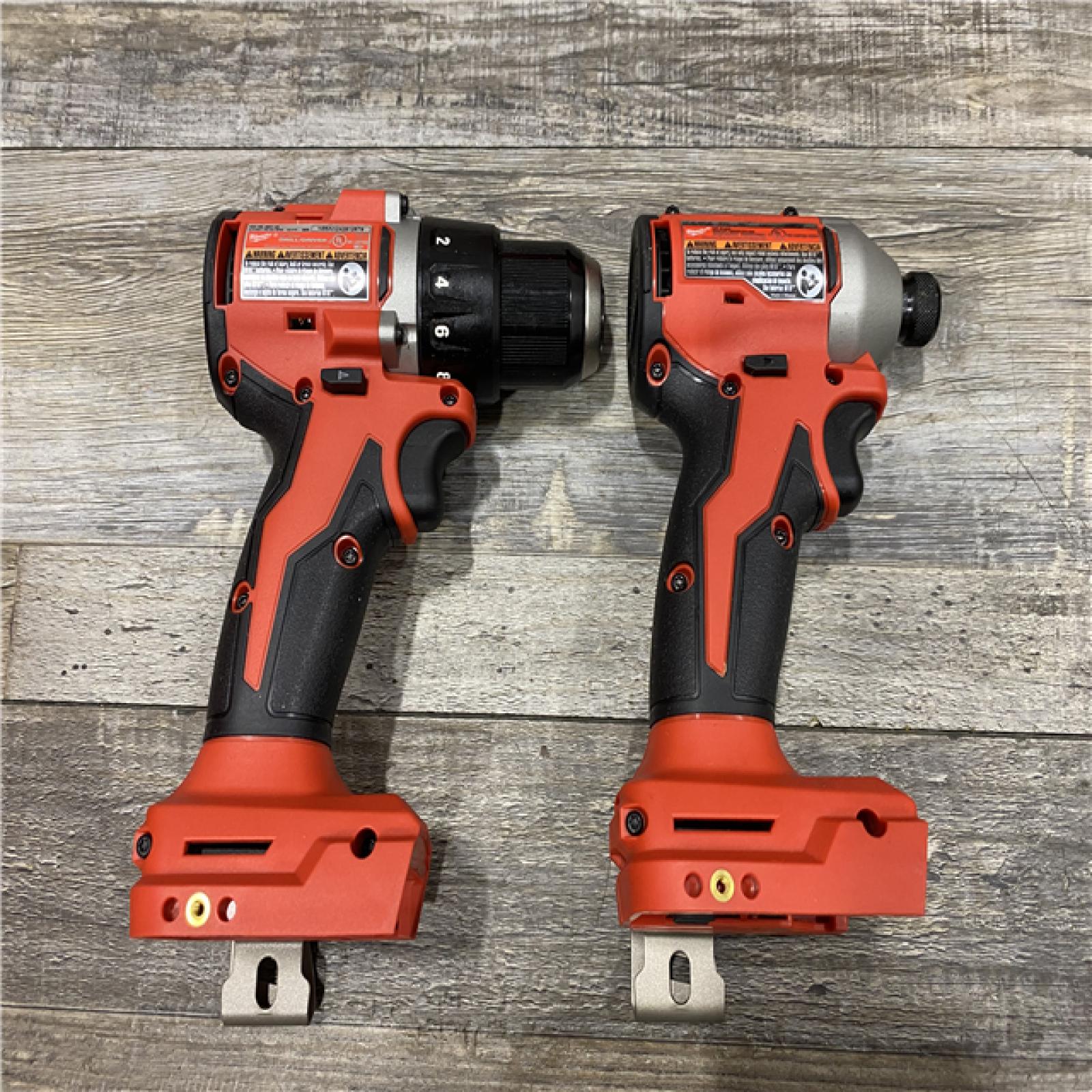 AS-IS Milwaukee18V Lithium-Ion Brushless Cordless Compact Drill/Impact Combo Kit