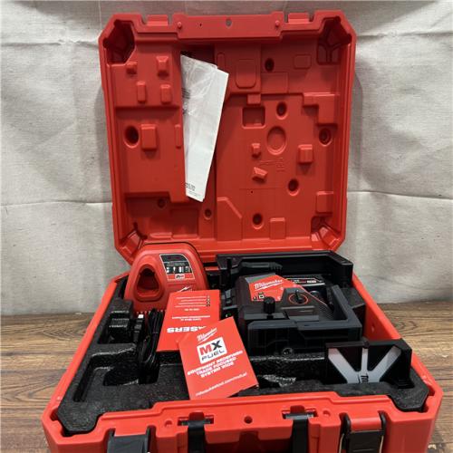 AS-IS  Milwaukee-3632-21 M12 Green Beam Laser 360Â° 3-Plane Kit