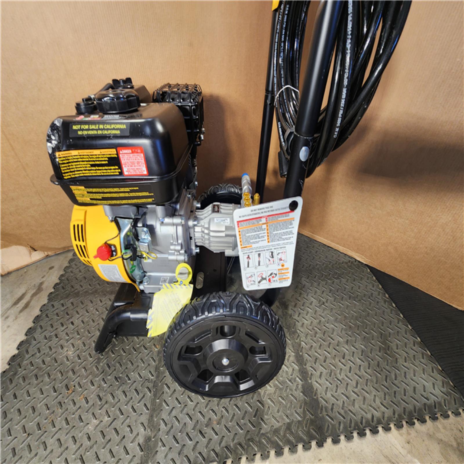 HOUSTON LOCATION - AS-IS DEWALT 3400 PSI 2.5 GPM Gas Cold Water Pressure Washer with 208cc Engine