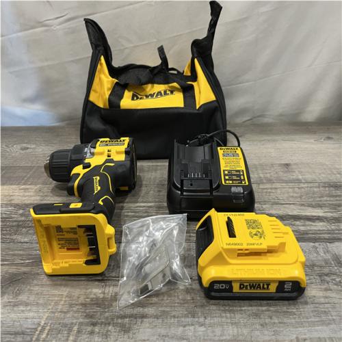AS-IS DEWALT Atomic 20V Lithium-Ion Cordless Compact 1/2 in. Drill/Driver Kit