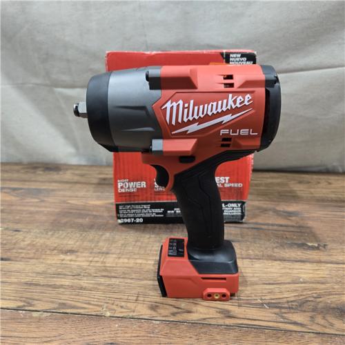 AS-IS Milwaukee M18 FUEL 18V Lithium-Ion Brushless Cordless 1/2 in. Impact Wrench with Friction Ring (Tool-Only)