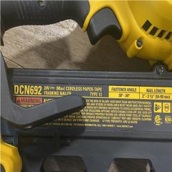 AS-IS DEWALT 20-Volt 21° Cordless Framing Nailer (Tool-Only)