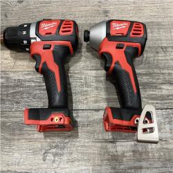 AS-IS Milwaukee 18V Lithium-Ion Cordless Drill Driver/Impact Driver Combo Kit