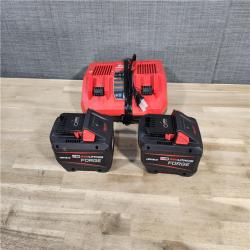HOUSTON LOCATION - AS-IS (APPEARS LIKE NEW) M18 FUEL Brushless Cordless 21 in. Walk Behind Dual Battery Self-Propelled Mower W/(2) 12.0Ah Battery and Rapid Charger