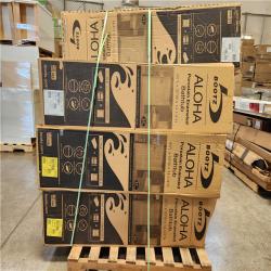 Phoenix Location AS-IS Bootz Industries Aloha 60 in. x 30 in. Soaking Bathtub with Right Drain in White Pallet (4-Tubs)