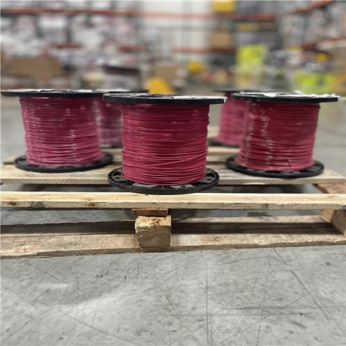 DALLAS LOCATION- Southwire 2500 ft. 14 Pink Solid CU THHN Wire PALLET-(SEE NOTES)