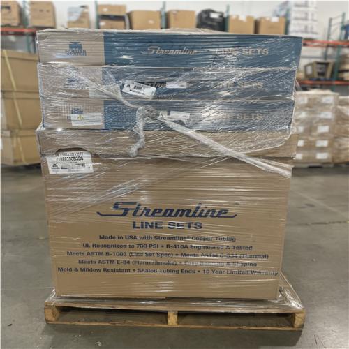 DALLAS LOCATION -Mueller Industries 1/4L X 5/8S X 3/8I X35FT Air Conditioner Line Set PALLET-(11 SETS))