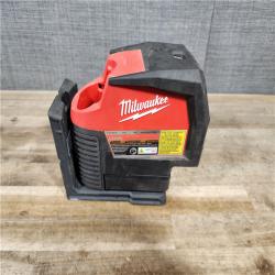 HOUSTON LOCATION - AS-IS Milwaukee Green 125 Ft. Cross Line and Plumb Points Laser Level Kit