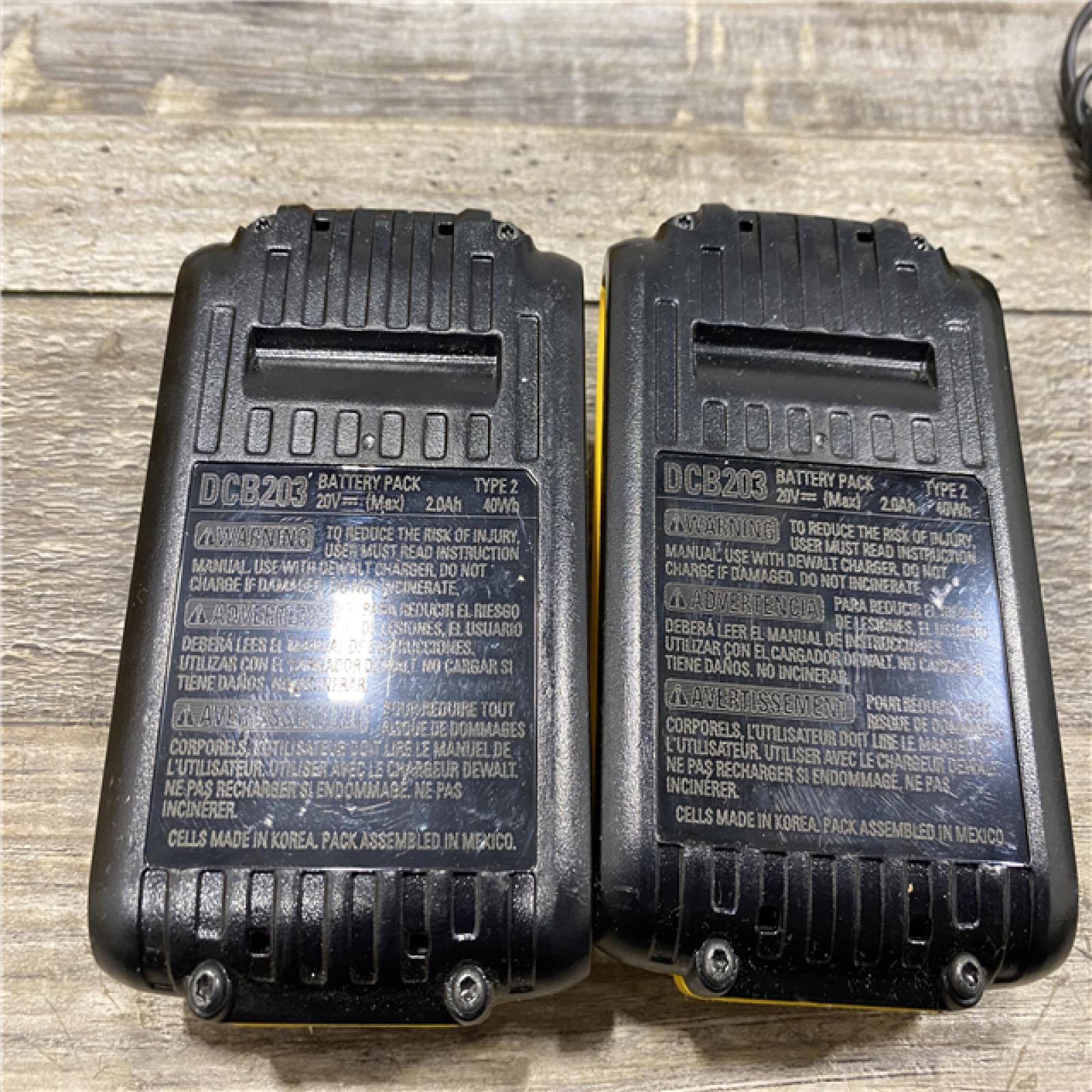 AS-IS DEWALT ATOMIC 20-Volt MAX Lithium-Ion Cordless Combo Kit