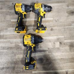 HOUSTON LOCATION - AS-IS DEWALT 3 TOOL COMBO KIT W/ (2) BATTERY & CHARGER