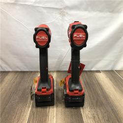 AS-IS Milwaukee FUEL 18V Lithium-Ion Brushless Cordless Hammer Drill and Impact Driver Combo Kit
