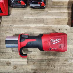 HOUSTON LOCATION - AS-IS (APPEARS LIKE NEW) M18 18-Volt Lithium-Ion Brushless Cordless FORCE LOGIC Press Tool Kit with 1/2 in. - 2 in. Jaws Kit (6-Jaws Included)