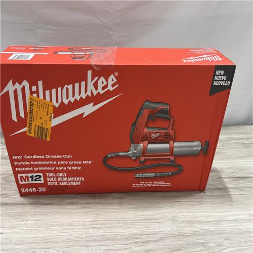 NEW Milwaukee 12V Lithium-Ion Cordless Grease Gun (Tool-Only)
